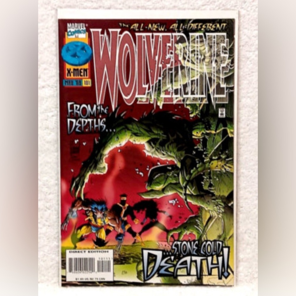 Marvel Comics Wolverine Issue #101 Direct Edition 1996 Stone Cold